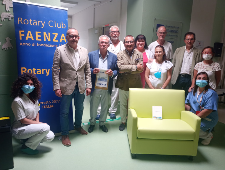 Donazione del Rotary Club Faenza al reparto Pediatria dell’Ospedale Civile di Faenza