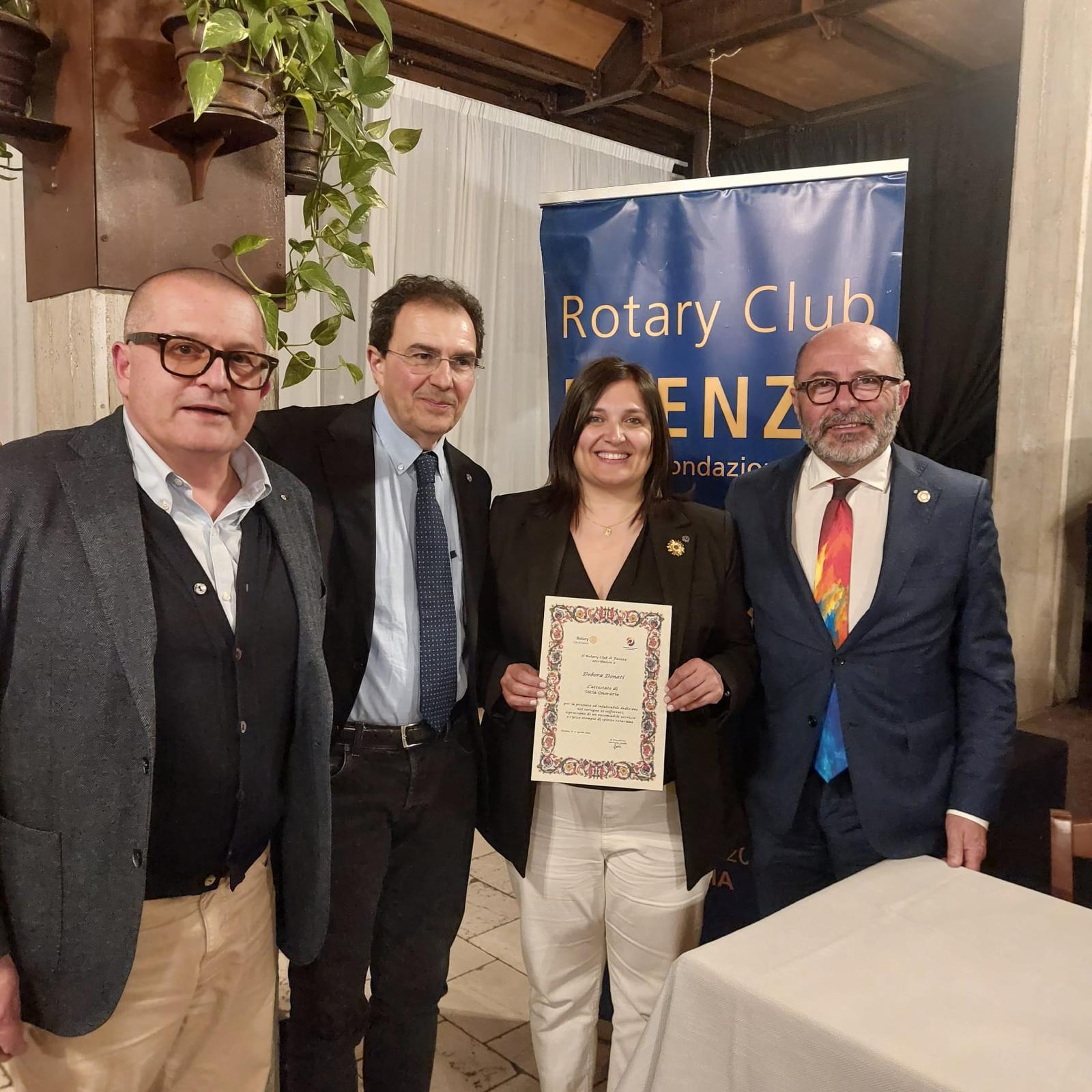 Rotary Club Faenza consegna il Premio Donna “Anna Maria Trotti Bertoni”