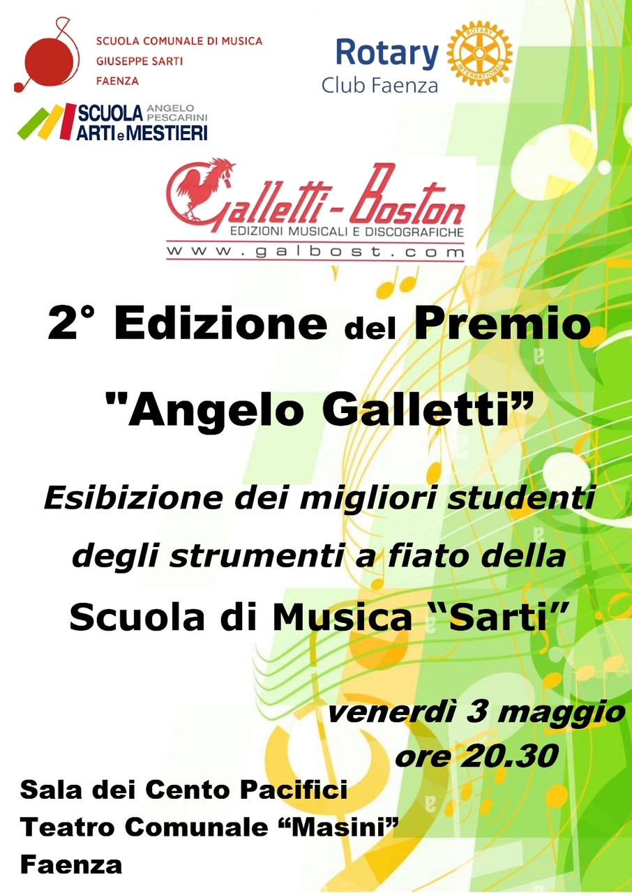 Premio “Angelo Galletti ” – 2° Edizione